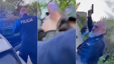 Grupa ludzi zaatakowała interweniujących policjantów. Jest nagranie