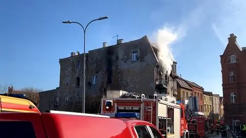Pożar w Starogardzie Gdańskim