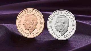 Moneta z wizerunkiem króla Karola III