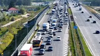 Trasa S2 stała w korku po dwóch kolizjach