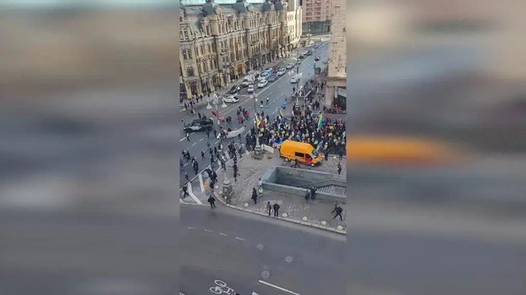Demonstracje w Kijowie