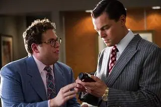 Leonardo DiCaprio i Jonah Hill w "Wilku z WallStreet"