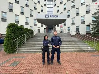 Magdalena i Rafał Kozłowscy, małżeństwo policjantów