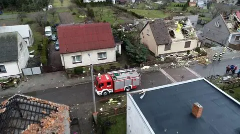 W Dobrzycy drżą przed nadchodzącą wichurą. "Trauma" po trąbie powietrznej sprzed roku