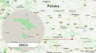 61-latek postrzelony w miejscowości Zbrza