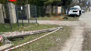 Poważny wypadek na ulicy Olechowskiej w Łodzi