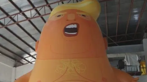 Gigantyczny Trump może latać nad Londynem