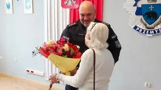 91-latce dziękował między innymi komendant policji w Przemyślu