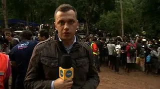 Relacja reportera "Faktów" TVN24 z akcji ratunkowej w Tajlandii 