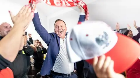 Tak prezydent Duda cieszył się ze zwycięstwa siatkarzy