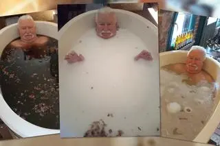Lech Wałęsa - zdjęcia z profilu na Facebooku