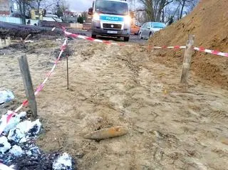 Pocisk został znaleziony podczas prac w kościele