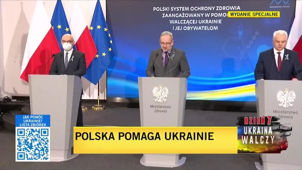 Adam Niedzielski o pomocy medycznej dla Ukrainy