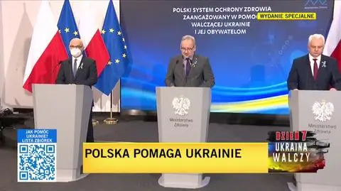 Adam Niedzielski o pomocy medycznej dla Ukrainy
