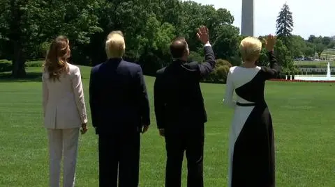 Przelot F-35 nad Białym Domem