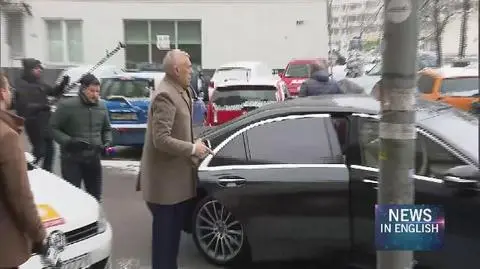 Austrian businessman Birgfellner at the prosecutor after recording PiS leader