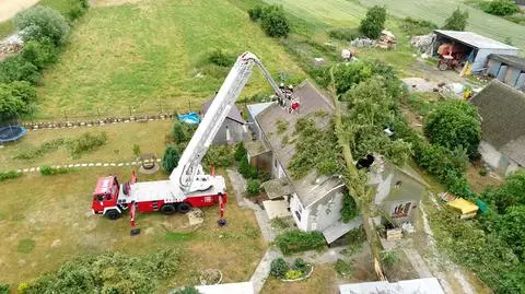Kuchnia - lipa wbiła się w dom