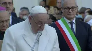 Papież w czasie modlitwy o pokój w Ukrainie 