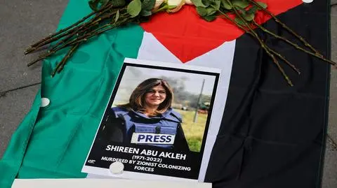 Spór między Izraelem i Palestyną o śmierć dziennikarki. Pocisk przekazany do badań