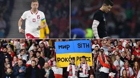 Specjalne koszulki na rozgrzewce przed meczem Polaków