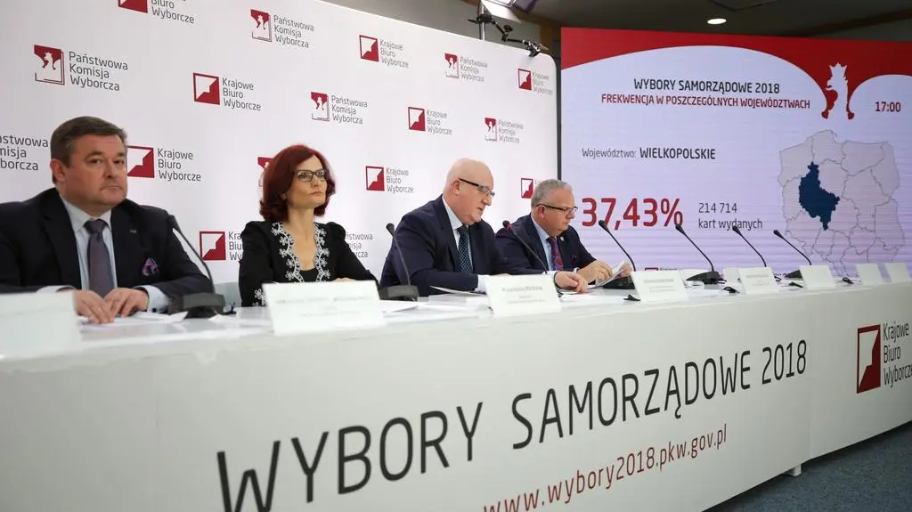 PKW podała informację o najwyższej i najniższej frekwencji