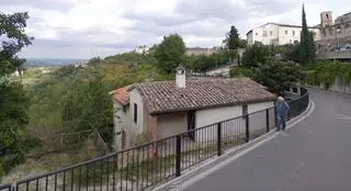 Dom przy Via della Pergola w 2008 roku, kiedy ruszył proces