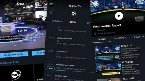Telewizja na żywo w twoim telefonie. Poznaj aplikację TVN24 GO