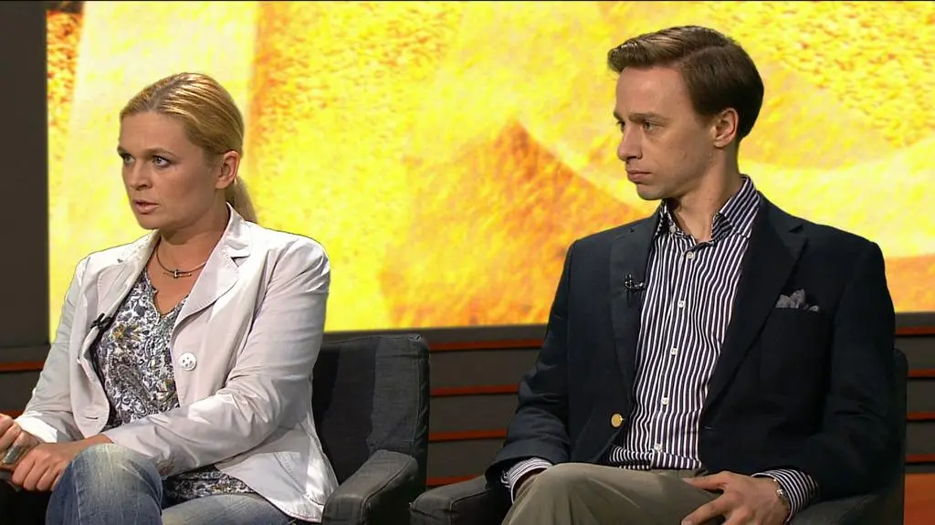 Krzysztof Bosak i Barbara Nowacka w "Piaskiem po oczach" 
