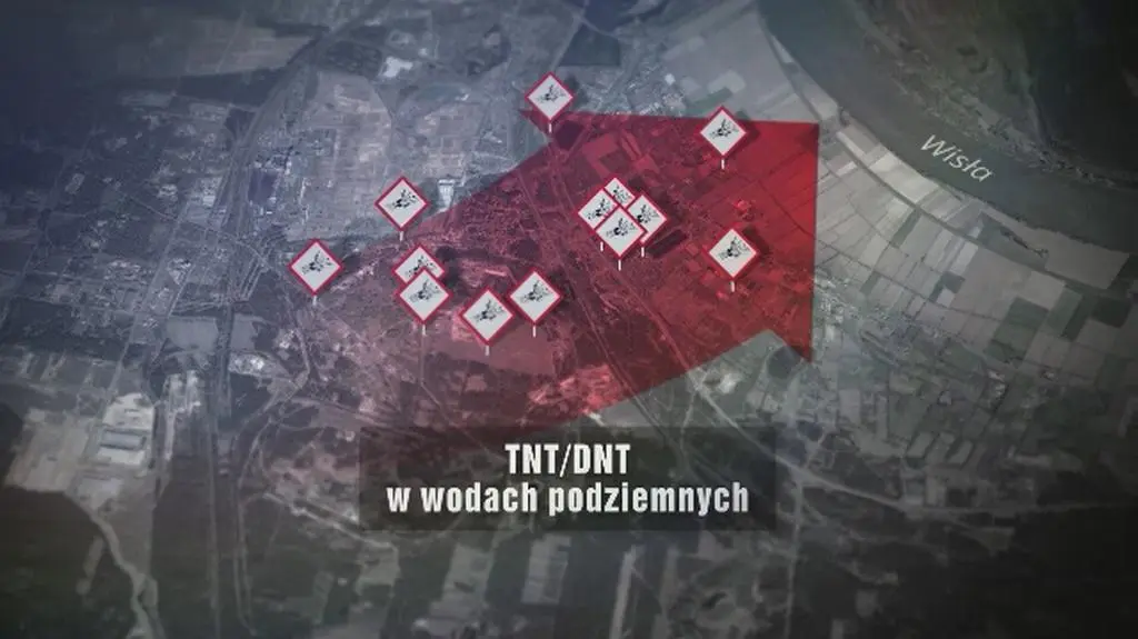 Stężenie trotylu w wodach. Fragment reportażu Superwizjera