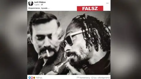 Lech Wałęsa z raperem Snoop Doggiem? Nie, to fotomontaż