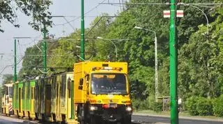 Trasa prowadziła nieoddanym jeszcze do ruchu odcinkiem