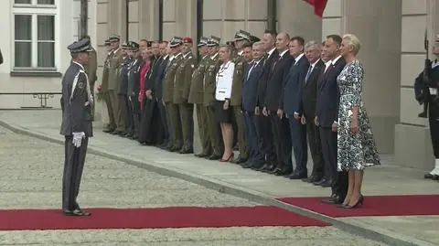 Prezydent dokonał przeglądu wojska