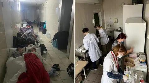 "Chore dzieci przyjmowały chemioterapię w schronie"