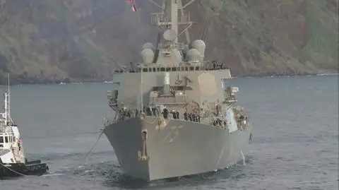Niszczyciel US Navy w bazie Rota