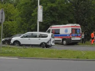 Utrudnienia po zderzeniu na Wisłostradzie