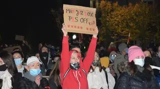 Protest w Kartuzach 26 października