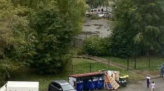 Teren szkoły w Iżewsku, gdzie doszło do ataku 