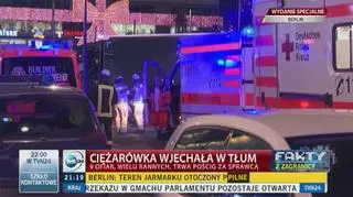 Były antyterrorysta o ciężarówce, która wjechała w jarmark w Berlinie