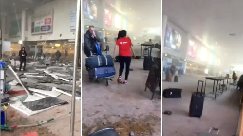 Tak wygląda terminal brukselskiego lotniska po wybuchach