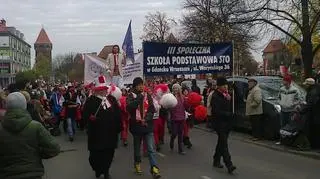 Najmłodsi również brali czynny udział w paradzie