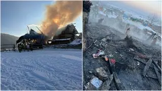 Dom spłonął doszczętnie