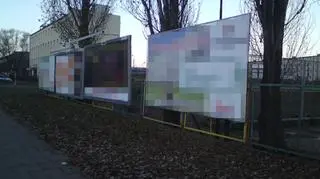 Zniknęły reklamy przy ul