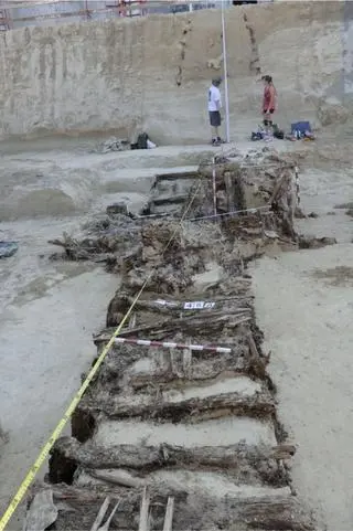Obiekt składał się z klatki schodowej i rozchodzących się od niej podziemnych korytarzy
