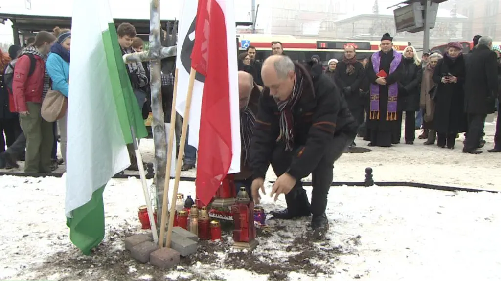 W tym miejscu zginął Browaczyk 