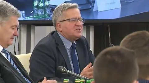 Komorowski: nikt nie ma prawa na dłuższą metę czuć się w pełni bezpiecznym