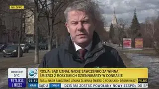 Ogłaszanie wyroku w sprawie Nadiji Sawczenko