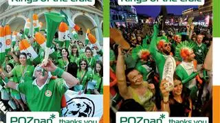 Podziękowanie dla kibiców irlandzkich