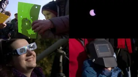 Poznaniacy obserwowali zaćmienie słońca