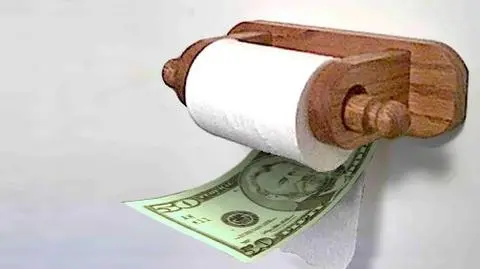 Po gotówkę do WC?