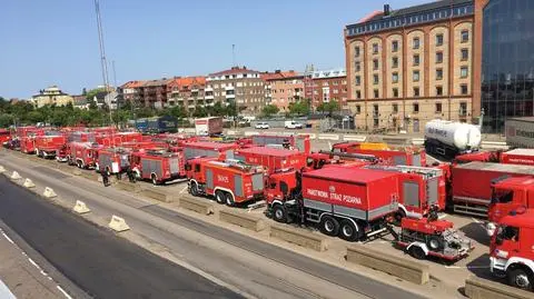 Polscy strażacy gasza pożary w Szwecji